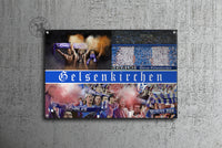 "Gelsenkirchen" Retro Schild "Ultras GE"