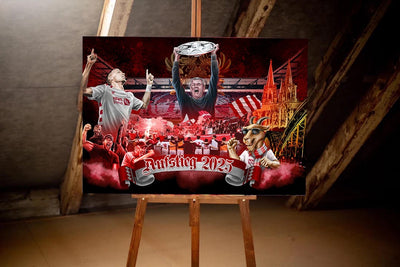 Köln Kunstleinwand "Aufstieg" (Version 2)