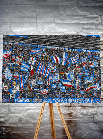 Rostock Kunstleinwand "Supporter" (Limitiert auf 60 Exemplare)