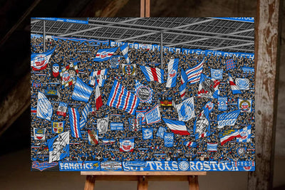 Rostock Kunstleinwand "Supporter" (Limitiert auf 60 Exemplare)