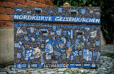 GE Kunstleinwand "Nordkurve" (Limitiert auf 80 Exemplare-Einmalige Erhöhung um 4x5 Bilder )