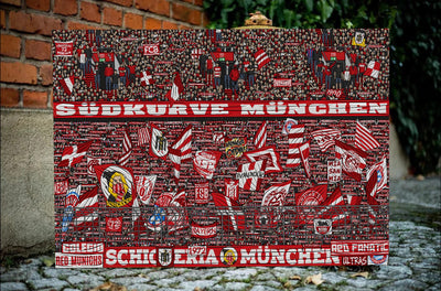München Kunstleinwand "Ultras" (Limitiert auf 60 Exemplare)