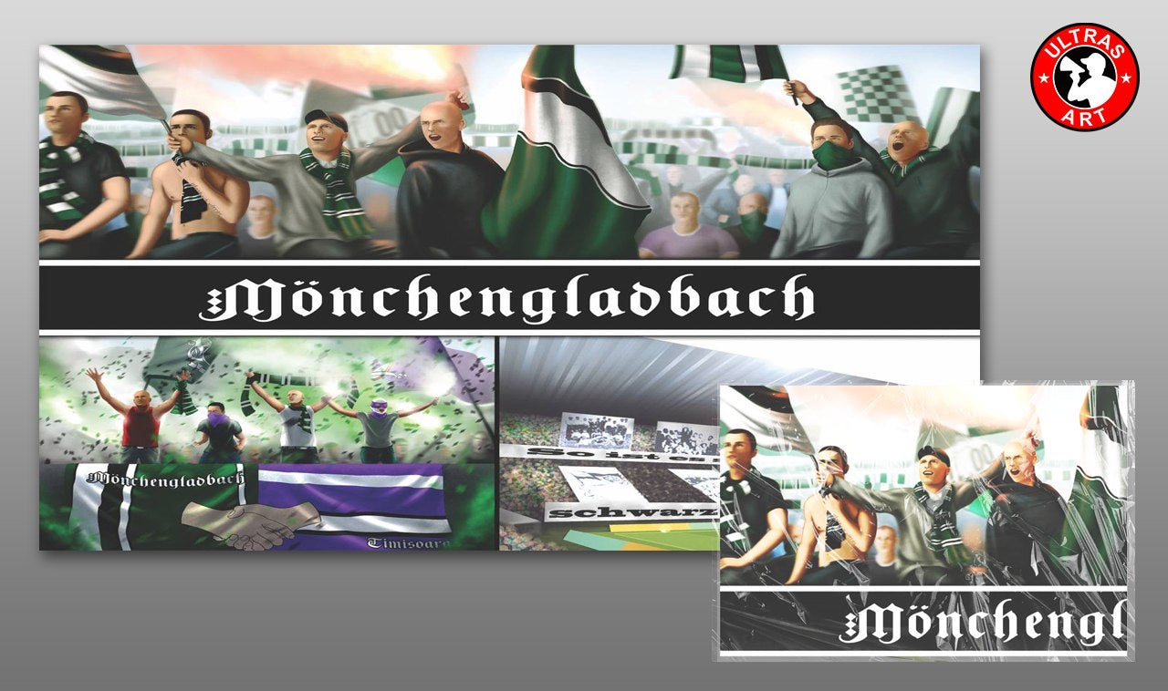 Badetuch "Mönchengladbach Collage"