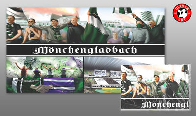 Badetuch "Mönchengladbach Collage"