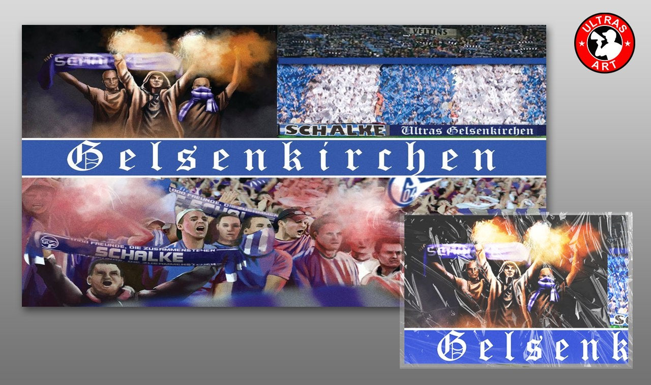 Badetuch "Gelsenkirchen Collage"