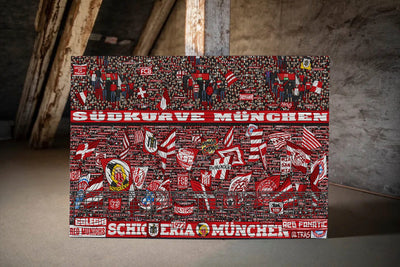 München Kunstleinwand "Ultras" (Limitiert auf 60 Exemplare)