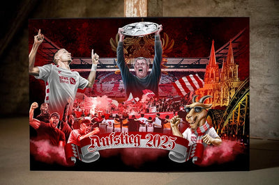 Köln Kunstleinwand "Aufstieg" (Version 2)