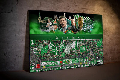 Bremen Kunstleinwand "Master Collage" (Nur 60 Exemplare)