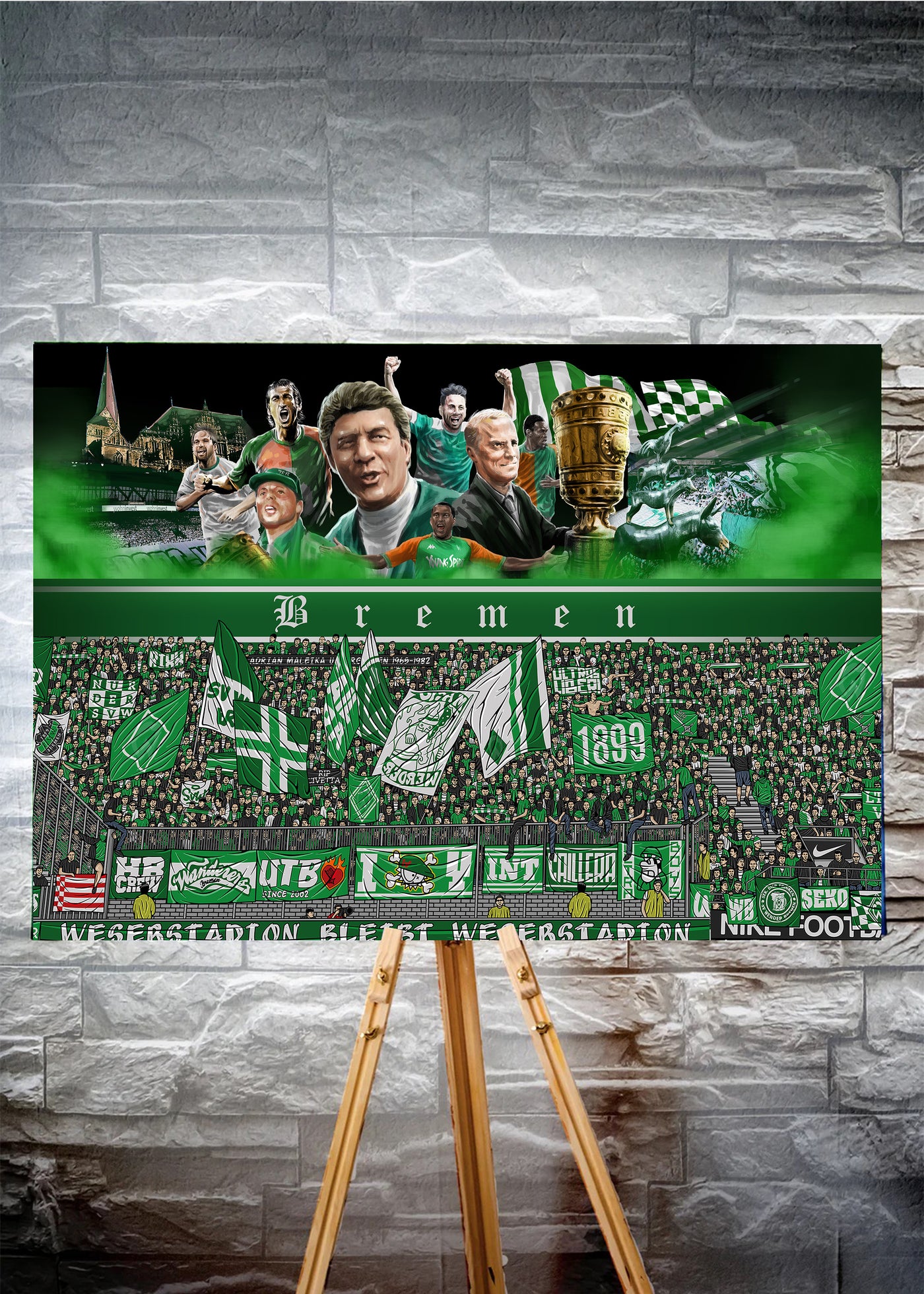 Bremen Kunstleinwand "Master Collage" (Nur 60 Exemplare)