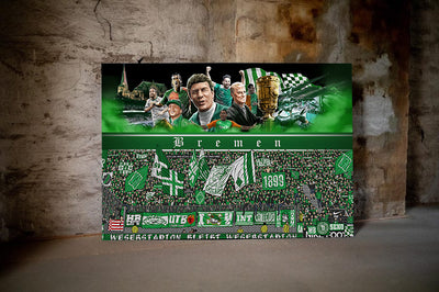 Bremen Kunstleinwand "Master Collage" (Nur 60 Exemplare)