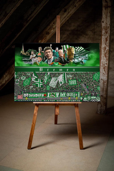 Bremen Kunstleinwand "Master Collage" (Nur 60 Exemplare)