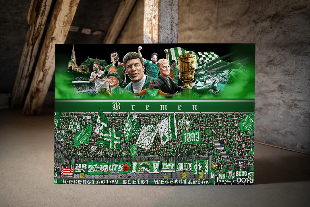 Bremen Kunstleinwand "Master Collage" (Nur 60 Exemplare)