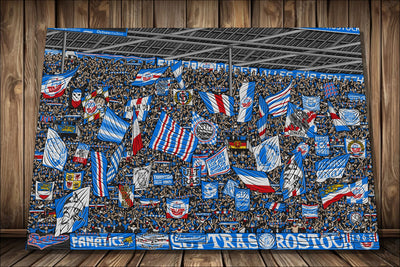 Rostock Kunstleinwand "Supporter" (Limitiert auf 60 Exemplare)