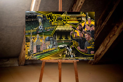 Dortmund Kunstleinwand "Für immer WS" ( Limitiert auf 60 Exemplare )