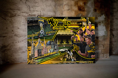 Dortmund Kunstleinwand "Für immer WS" ( Limitiert auf 60 Exemplare )