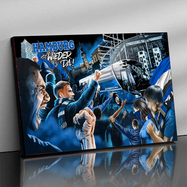 Hamburg Kunstleinwand Champions (Noch 39 Exemplare)