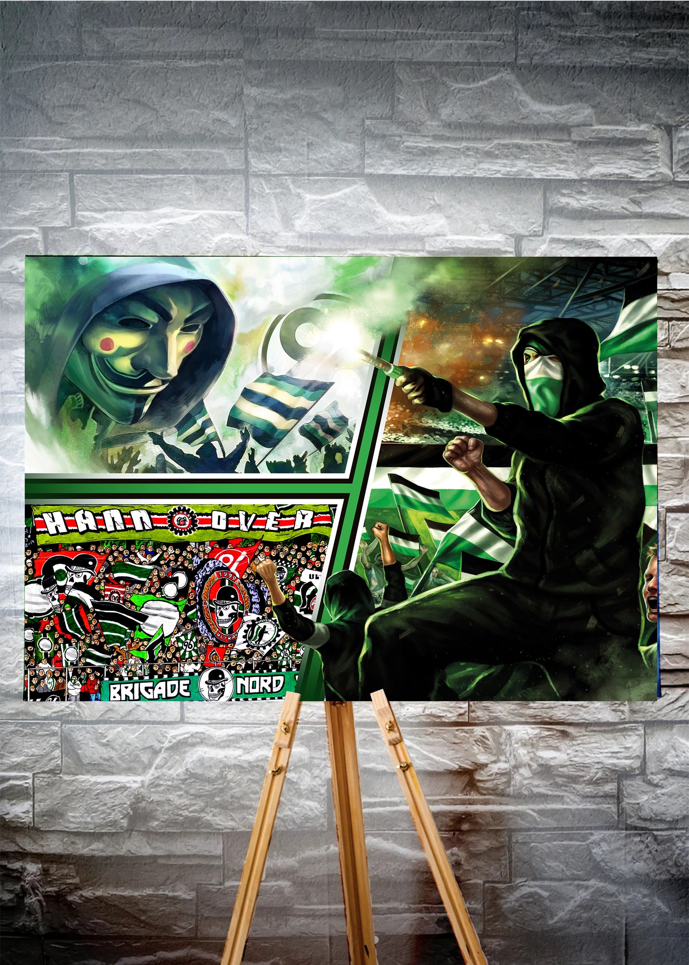 Hannover Leinwandbild "Master Collage" (Nur 40 Exemplare)