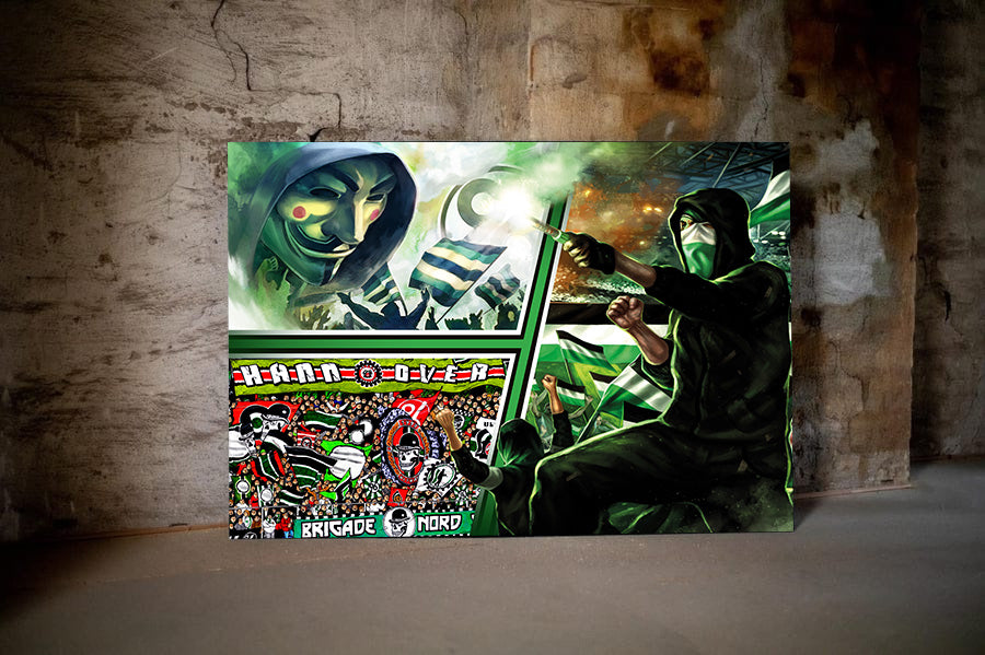 Hannover Leinwandbild "Master Collage" (Nur 40 Exemplare)