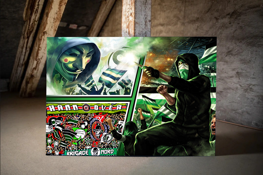 Hannover Leinwandbild "Master Collage" (Nur 40 Exemplare)