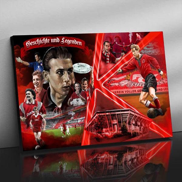 Kaiserslautern Leinwandbild "Master Collage" ( 60 Exemplare)