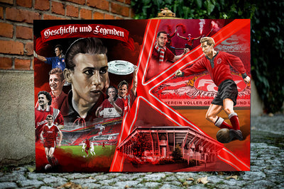 Kaiserslautern Leinwandbild "Master Collage" ( 60 Exemplare)