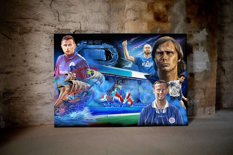 Rostock Kunstleinwand "Legenden" (Limitiert auf 60 Exemplare)
