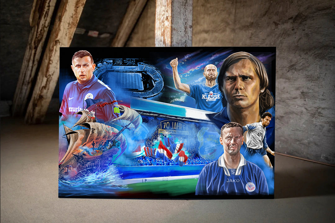 Rostock Kunstleinwand "Legenden" (Limitiert auf 60 Exemplare)