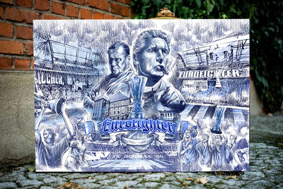 Gelsenkirchen Kunstleinwand "Eurofighter" Version 3 (60 Exemplare)