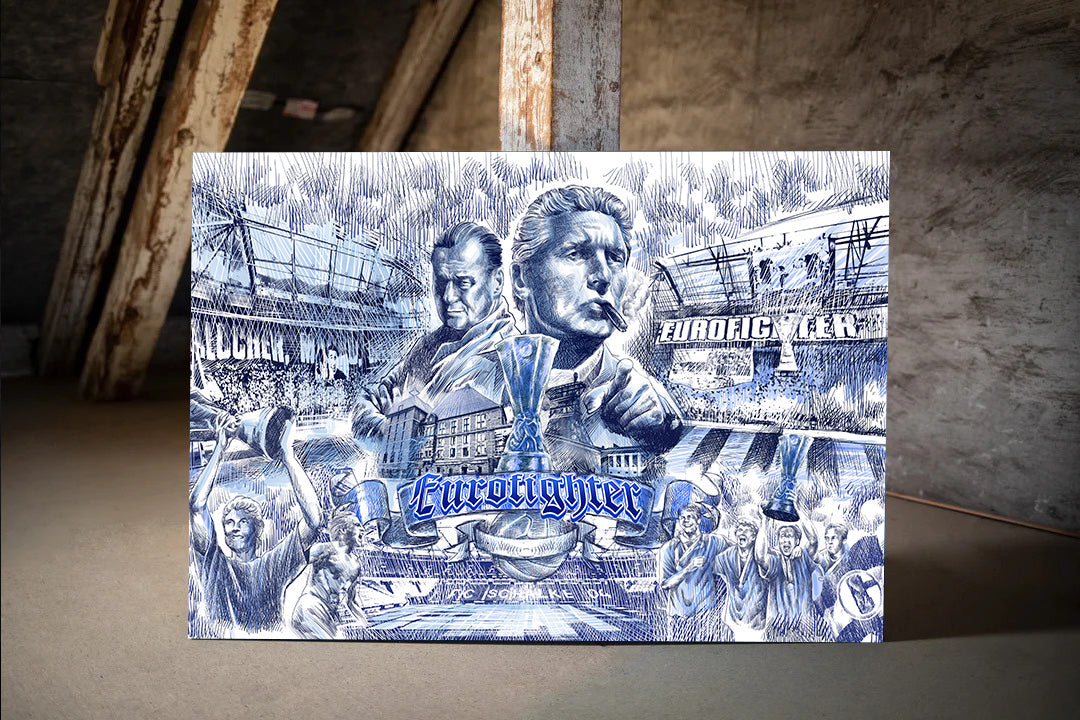 Gelsenkirchen Kunstleinwand "Eurofighter" Version 3 (60 Exemplare)