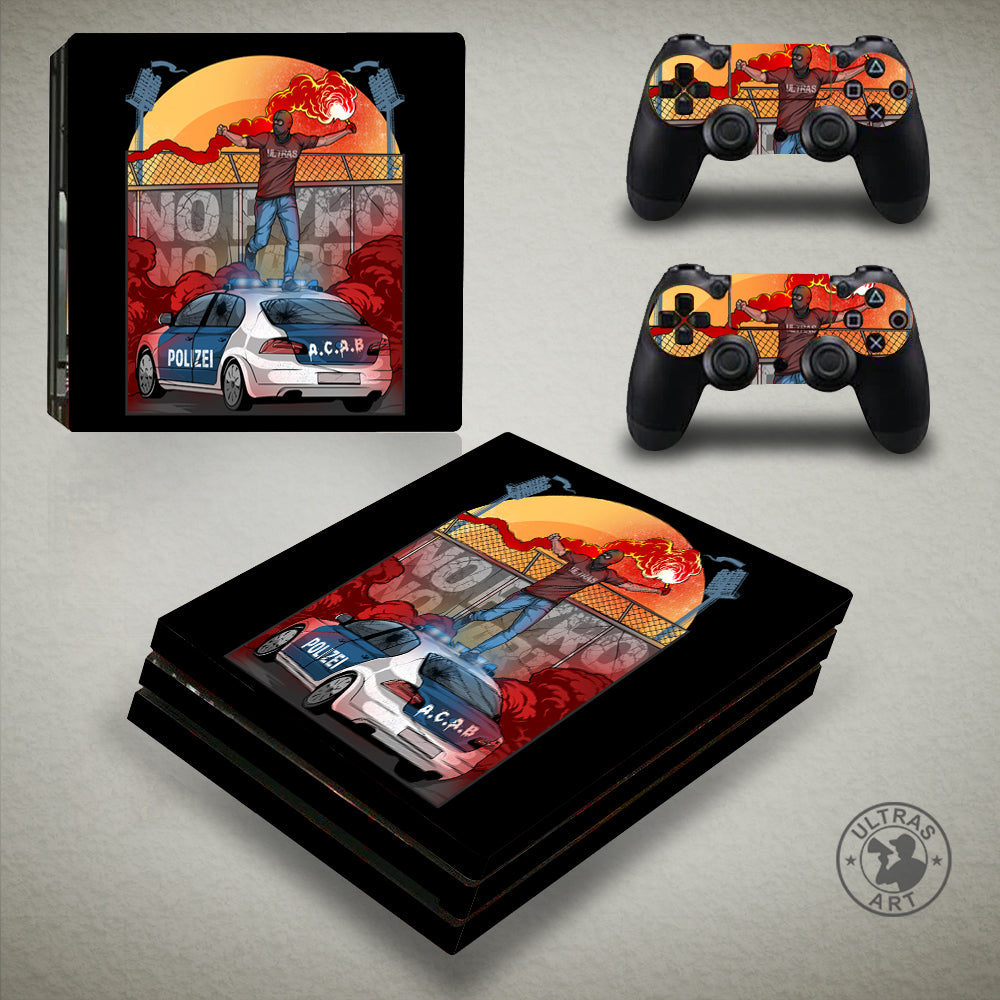 PS4 Pro Skin "No Pyro No Fun"