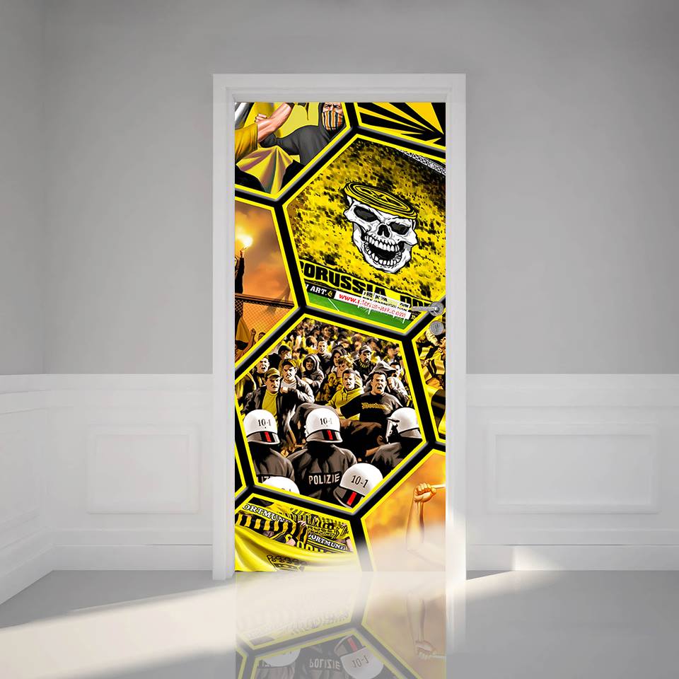 Türfolie "Dortmund Mosaik"