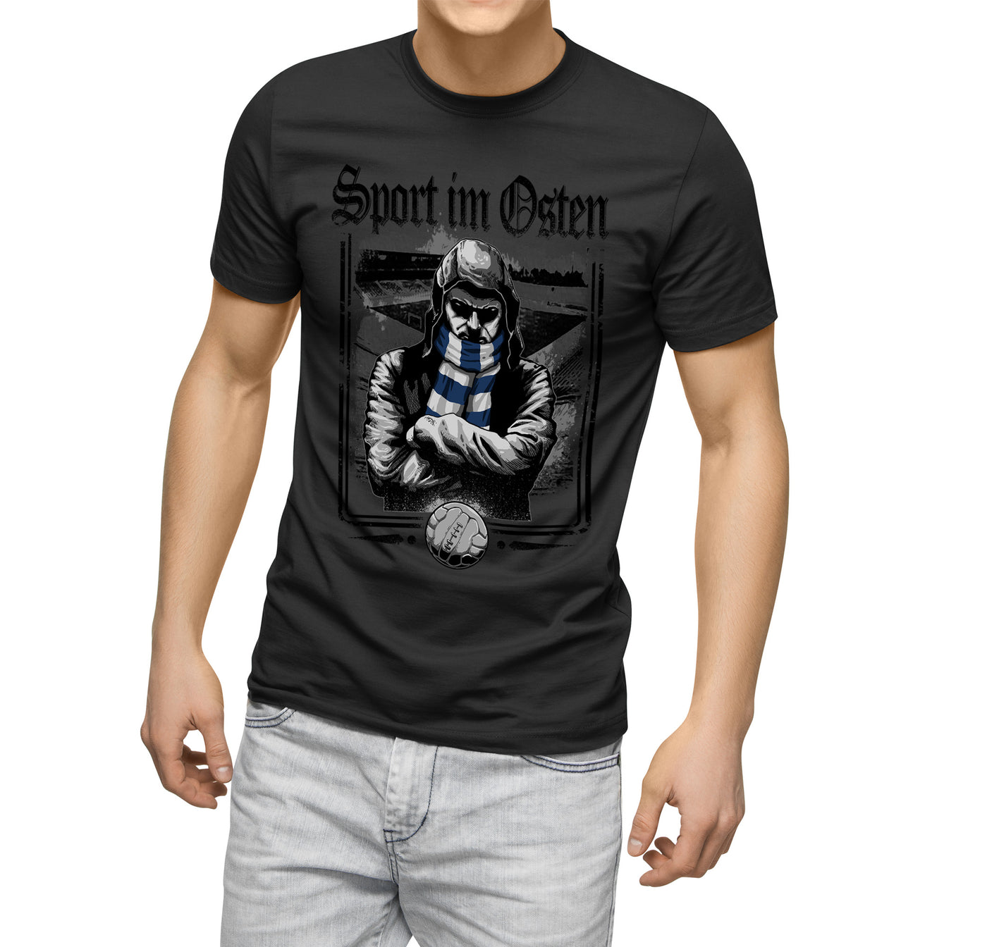 Shirt "Sport im Osten" Blue Scarf