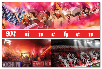 PVC Banner Collage München - Ultras Art