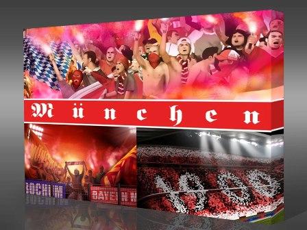 PVC Banner Collage München - Ultras Art