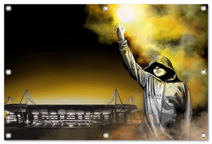 PVC Banner Dortmund Stadion - Ultras Art