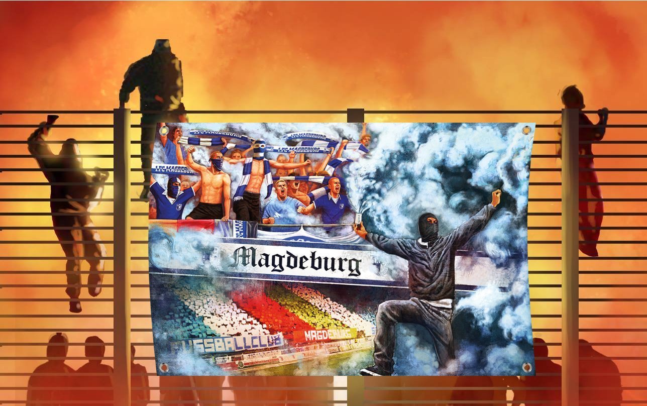PVC Banner Ultras Magdeburg - Ultras Art