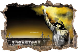 3D Wandtattoo "Dortmund Stadion" - Ultras Art