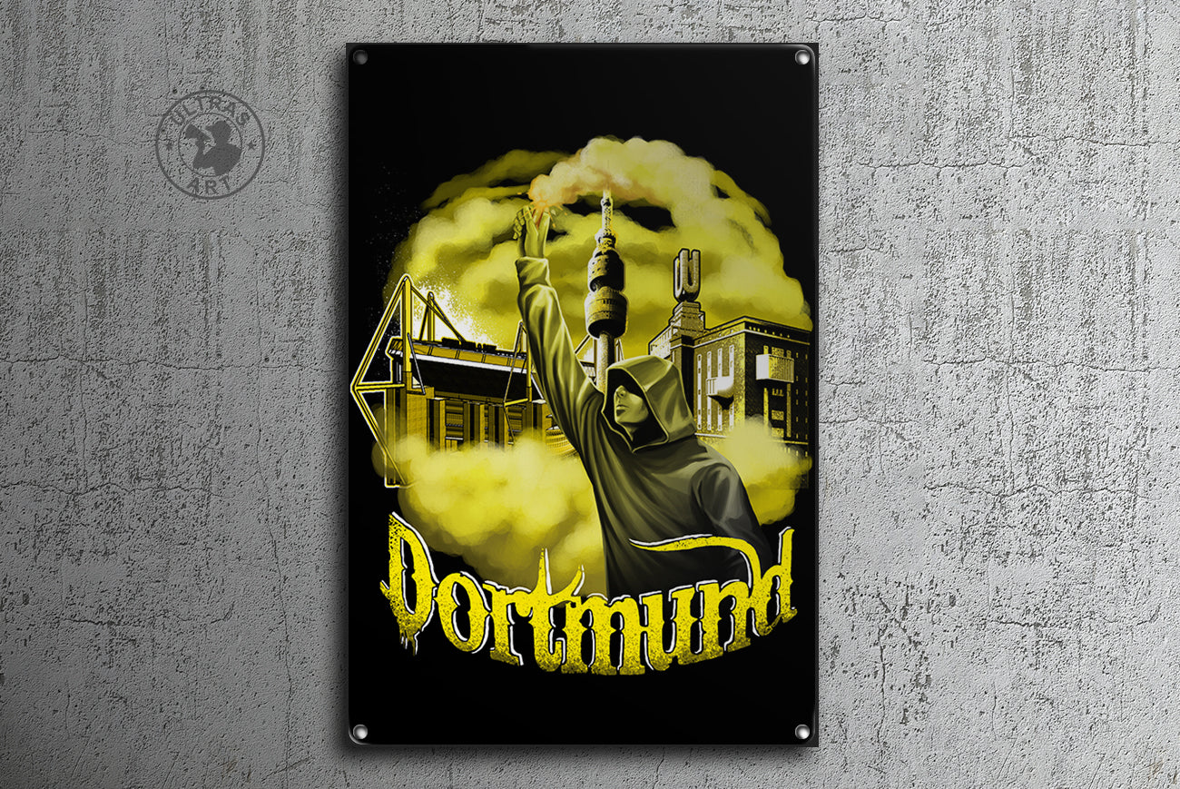 Dortmund Retro-Schild "City"