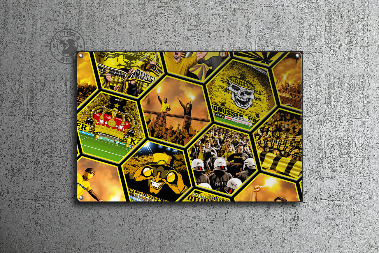 Dortmund Retro-Schild "Mosaik"