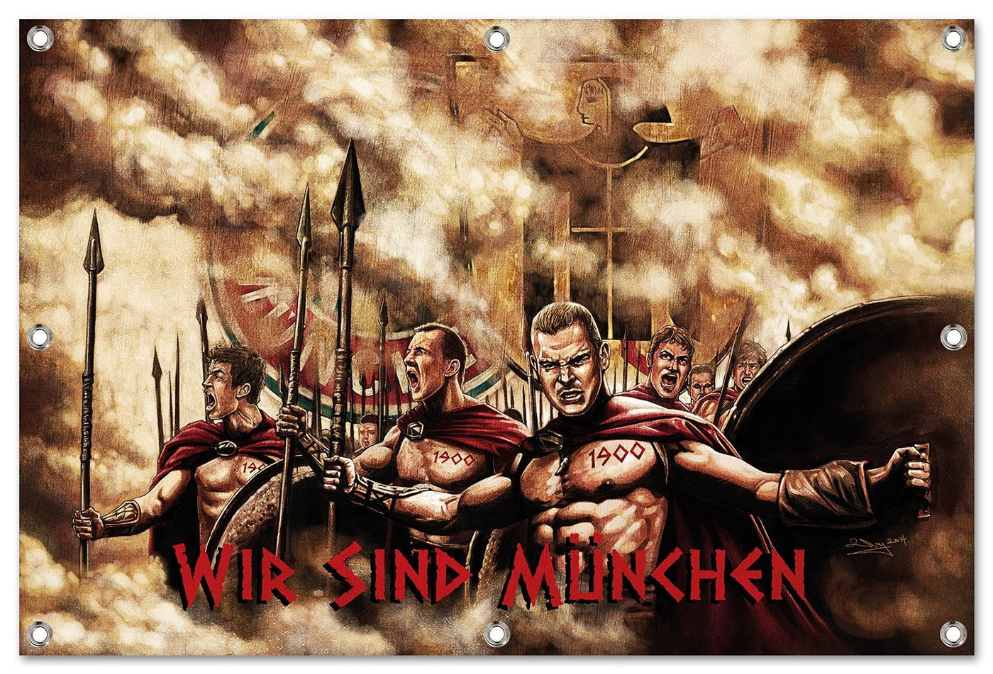 PVC Banner "Wir sind München" - Ultras Art